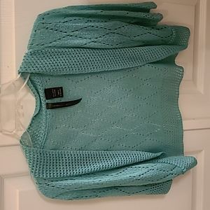 Vintage Isabella Rodriguez teal cardigan
